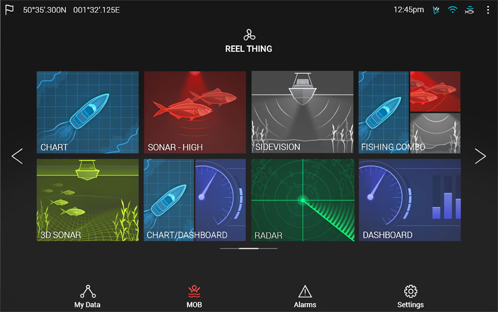 LightHouse 3 Home Screen | LightHouse 3 |   Raymarine