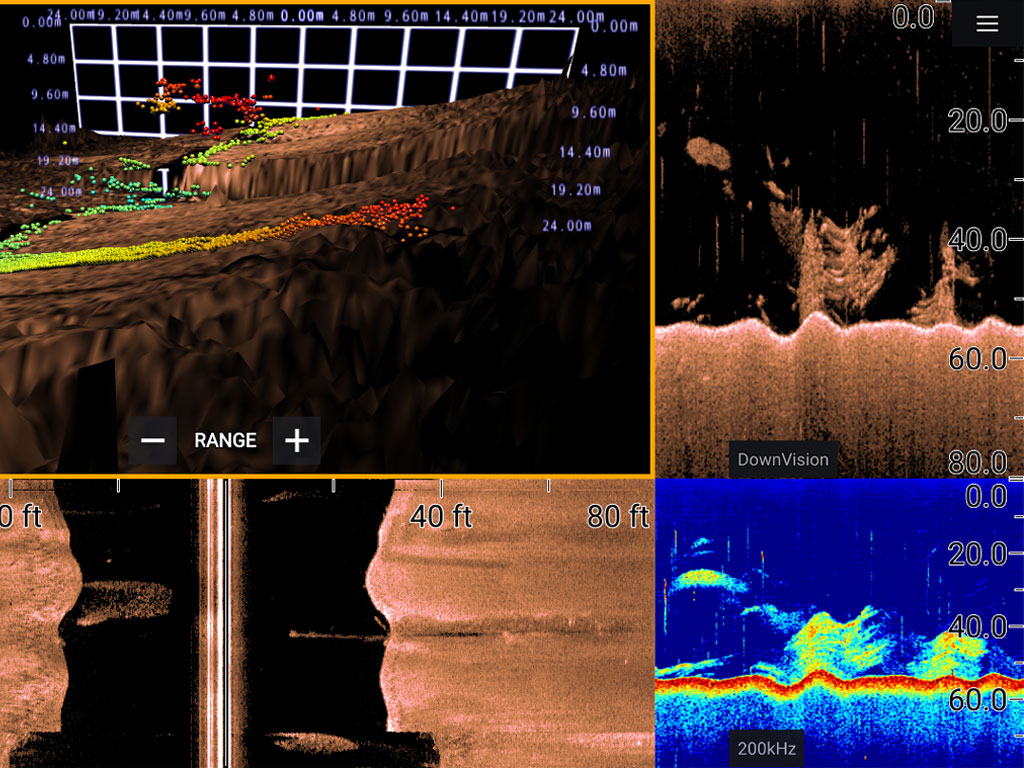 Raymarine AXIOM DownVision SideVision RealVision