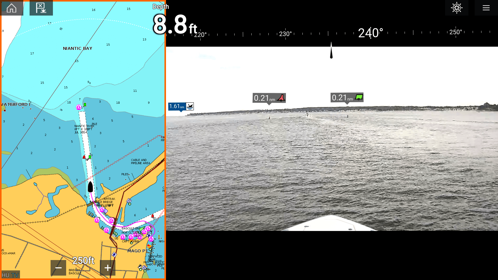  3.    Clear Cruise Augmented Reality (AR)     Raymarine