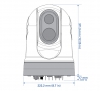 FLIR M364C Stabilised Pan_Tilt Thermal IP Camera 640 x 512 9Hz 24 deg FoV with electronic zoom and Colour Low Light Camera with 20X electronic zoom